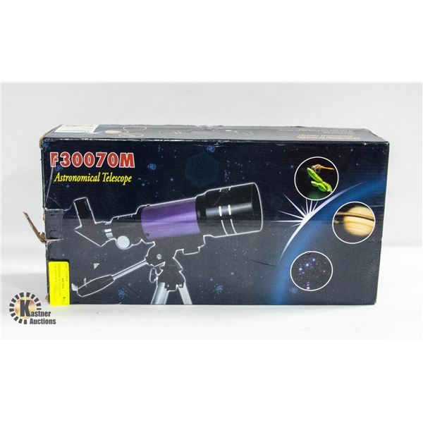 ASTRONOMICAL TELESCOPE F300-70M IN BOX-ESTATE