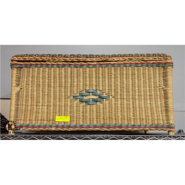 VINTAGE NAVAJO BLANKET TRUNK-ESTATE