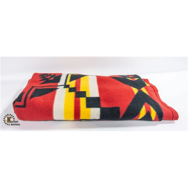 PENDLETON PRINT FLEECE BLANKET-ESTATE