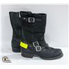 Image 1 : HARLEY DAVIDSON SIZE 7 LEATHER BIKER BOOTS-ESTATE