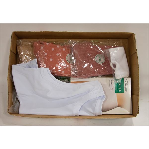 FLAT OF NEW LADIES PINK SOCKS FIT SIZE 8-10,