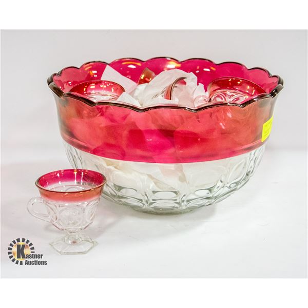 KINGS CROWN RUBY TRIMMED DEPRESSION