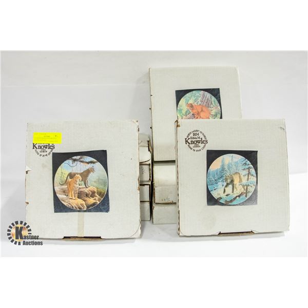 8 LIMITED EDITION NUMBERED KNOWLES PLATE