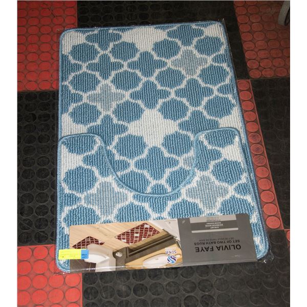 SET OF 2 OLIVIA FAYE BATHMATS