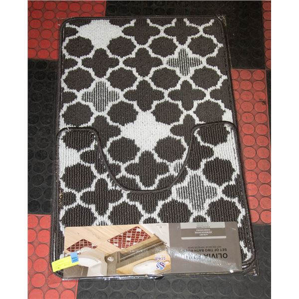 SET OF 2 OLIVIA FAYE BATHMATS