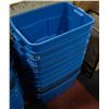 Image 1 : 10 USED 14 GAL RUBBERMAID BINS - NO LIDS