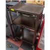 Image 1 : AUDIO VIDEO STEEL ROLLING CART 3 SHELF