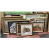 Image 1 : ANIMALS FRAMED 7 PIECES