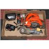 Image 1 : GRINDER, DRILL, SAW, & CHARGER + BATTERY