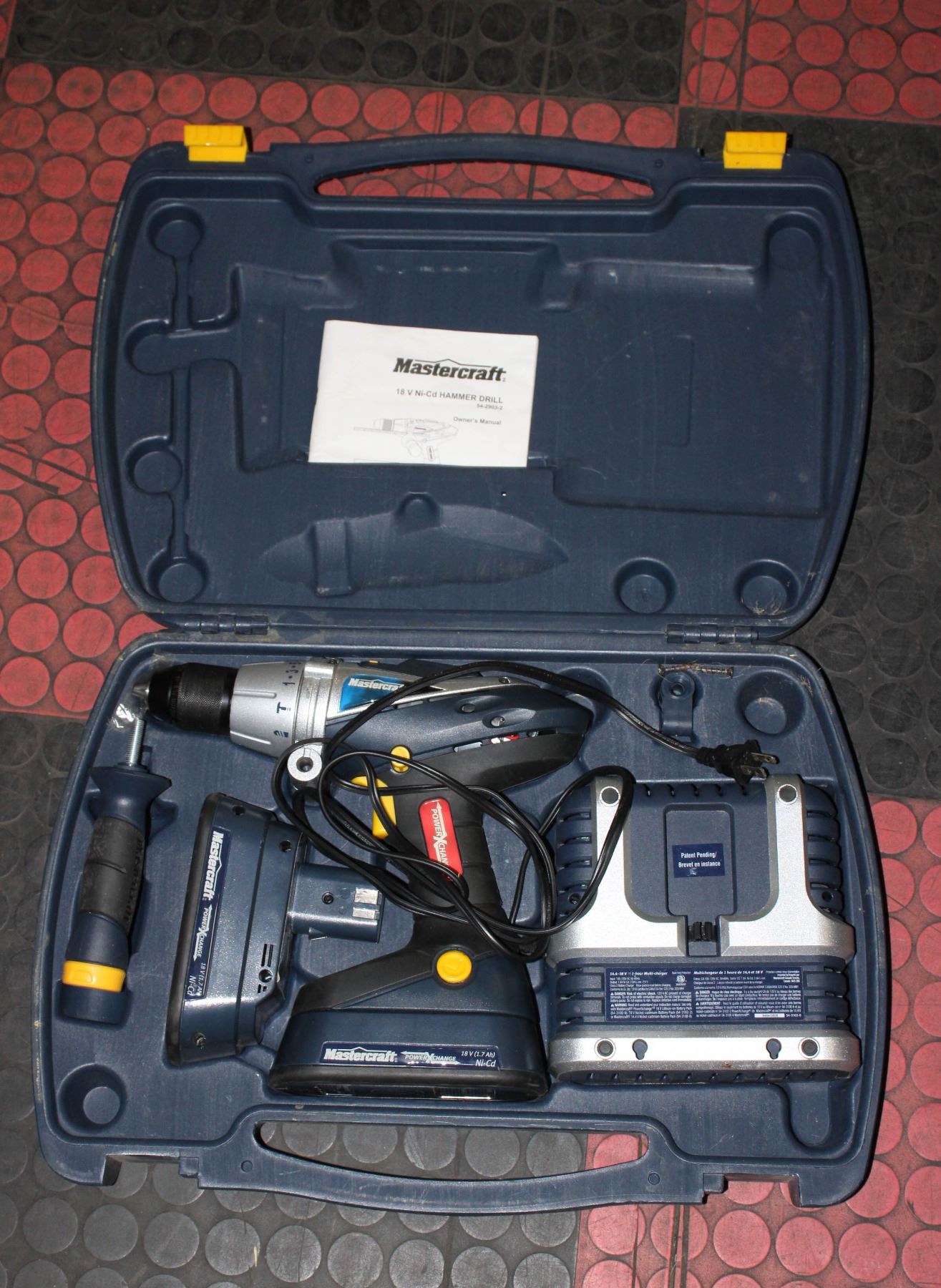 Mastercraft Rip Hammer MASTERCRAFT 18V NI-CD HAMMER DRILL IN CASE WITH - Kastner Auctions