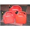 LOT OF 3 FUEL CANS