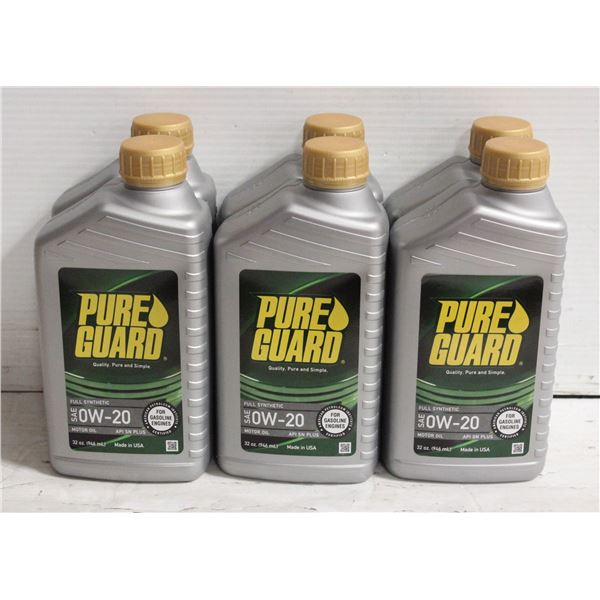 6 SEALED PURE GUARD FULL SYNTHETIC MOTOR OIL