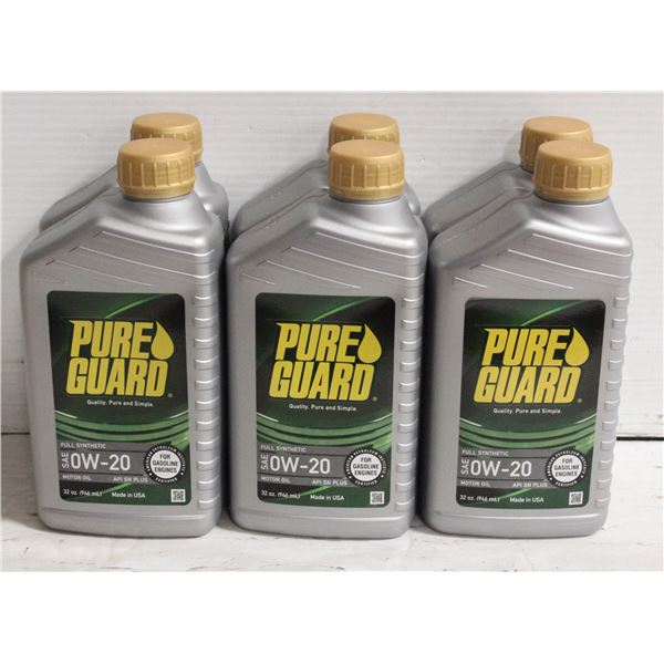 6 SEALED PURE GUARD FULL SYNTHETIC MOTOR OIL