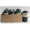 Image 1 : LOT OF 7 MINI GREEN PROPANE TANKS (FULL)
