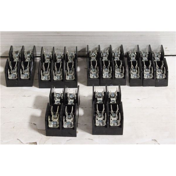 15 MIDGET FUSE HOLDERS 600 VOLT 30AMP