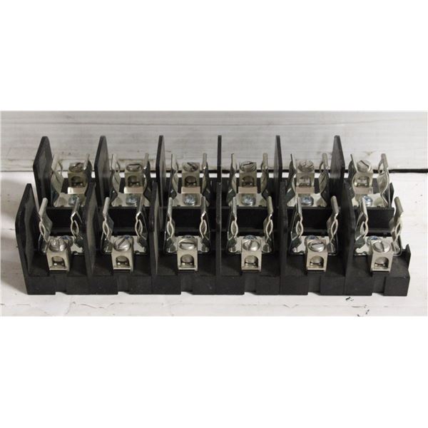 TYPE J FUSE HOLDER 600 VOLT 60 AMP LOT OF 6
