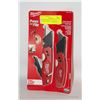 Image 1 : MILWAUKEE 2PC FAST-BACK FOLDING KNIFE SET PRESS &