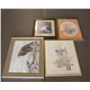 Image 1 : BIRDS FRAMED WALL HANGING *SOME DAMAGE TO 1 FRAME*