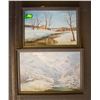 Image 1 : WINTER SCENES FRAMED WALL HANGINGS