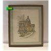 Image 1 : LEGISLATIVE BUILDING #151/500 FRAMED MATTED