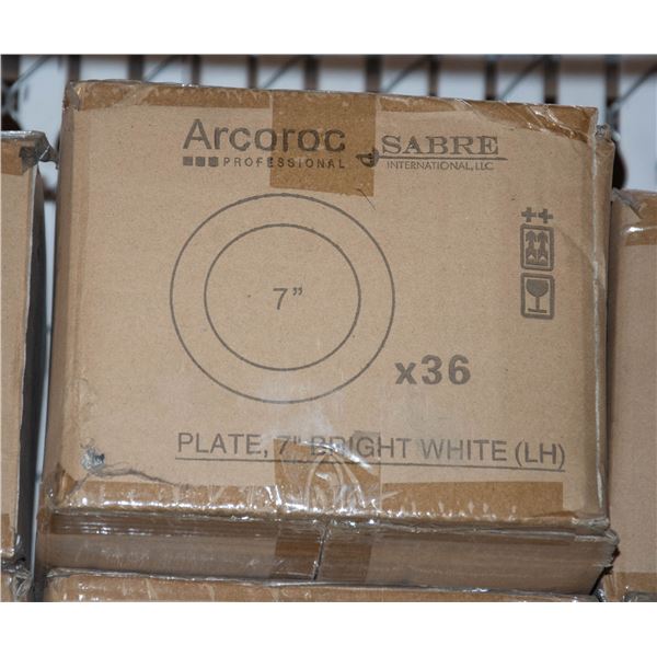 NEW CASE WITH 36 X 7 INCH BRIGHT WHITE PLATE (LH)