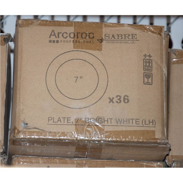 NEW CASE WITH 36 X 7 INCH BRIGHT WHITE PLATE (LH)