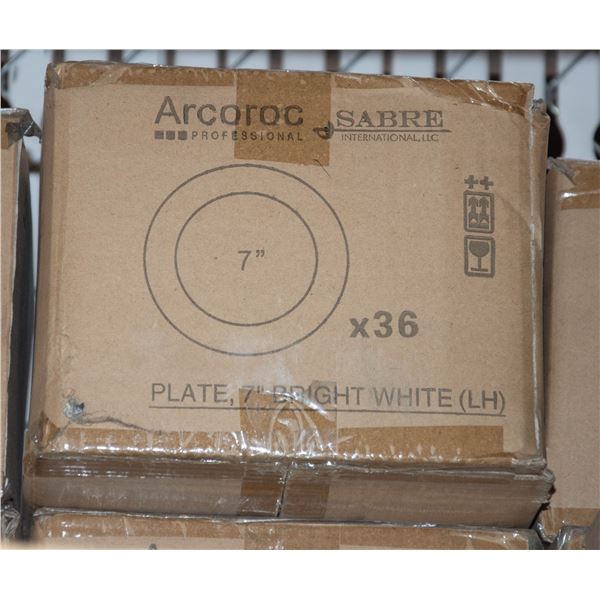 NEW CASE WITH 36 X 7 INCH BRIGHT WHITE PLATE (LH)