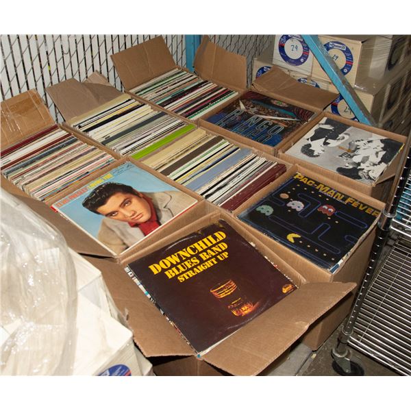 PALLET OF RECORDS: ROCK, POP, COUNTRY & MORE