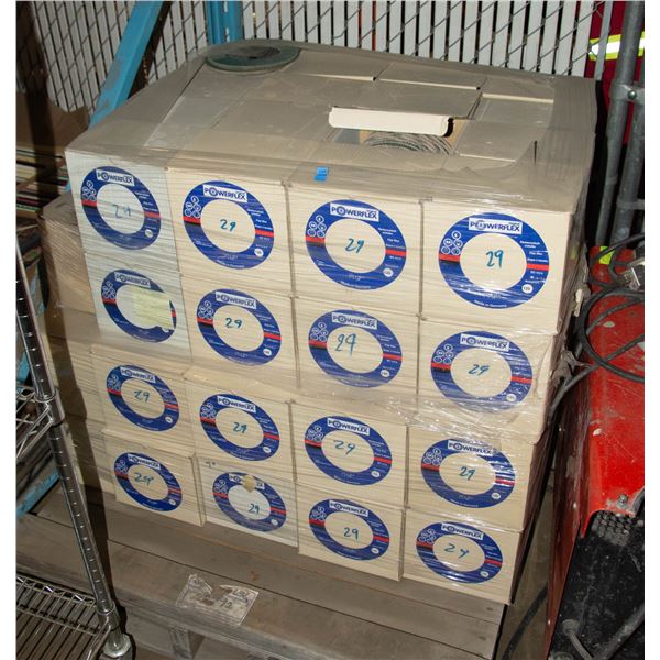 PALLET OF POWERFLEX FLAP DISCS 7" X 7/8" 120GRIT