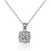 Image 1 : 1 CT GRA CERTIFIED MOISSANITE 925 SILVER NECKLACE