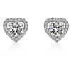 1 CT GRA CERTIFIED MOISSANITE 925 SILVER EARRINGS
