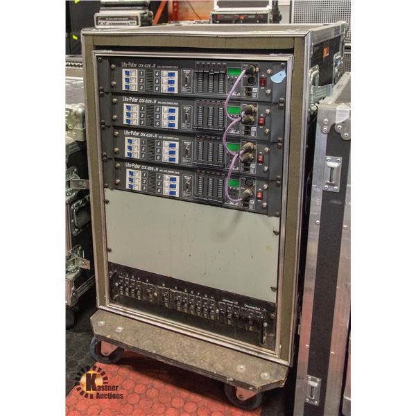 BAILIFF SEIZED: CAGE WITH 4X LITE-PUTER DX-626 A2