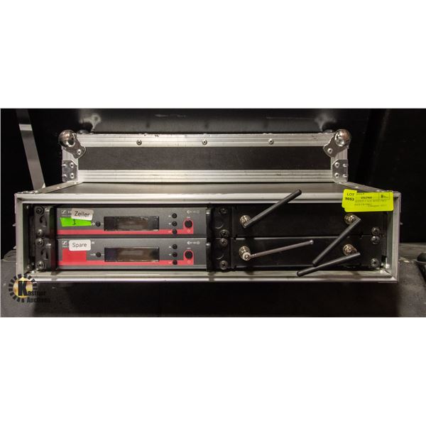 BAILIFF SEIZED: CAGE WITH TWO SENNHEISER EW100G3