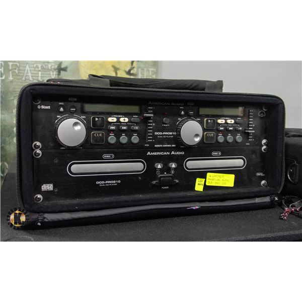 BAILIFF SEIZED: AMERICAN AUDIO DCD-PRO 210 DUAL