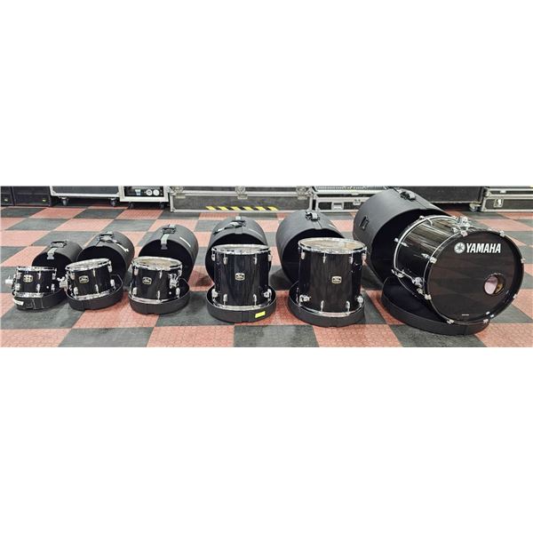 BAILIFF SEIZED: 6-PC YAMAHA TOUR CUSTOM LICORICE