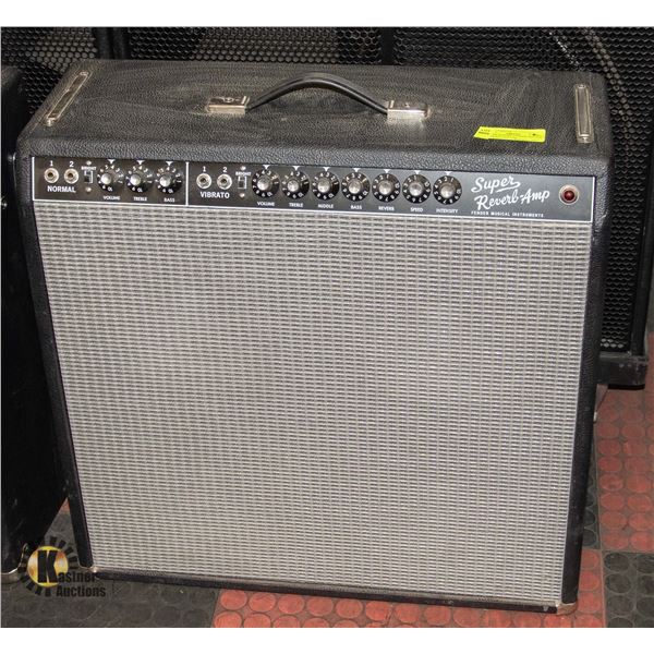 BAILIFF SEIZED: FENDER VINTAGE SUPER REVERB AMP