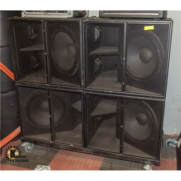 BAILIFF SEIZED: 4PC KV2 AUDIO TOURING SUBWOOFERS?