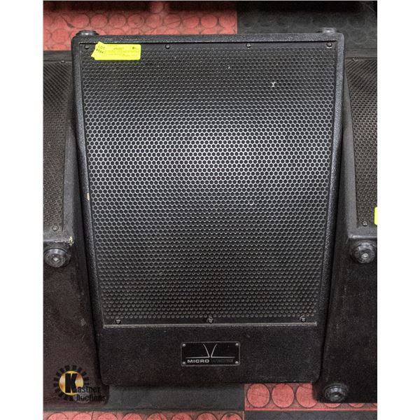 BAILIFF SEIZED: EAW MICROWEDGE MW12 FLOOR MONITOR