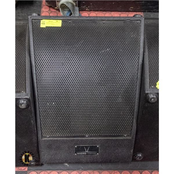 BAILIFF SEIZED: EAW MICROWEDGE MW12 FLOOR MONITOR