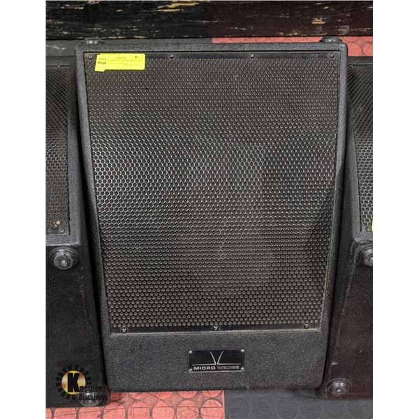 BAILIFF SEIZED: EAW MICROWEDGE MW12 FLOOR MONITOR