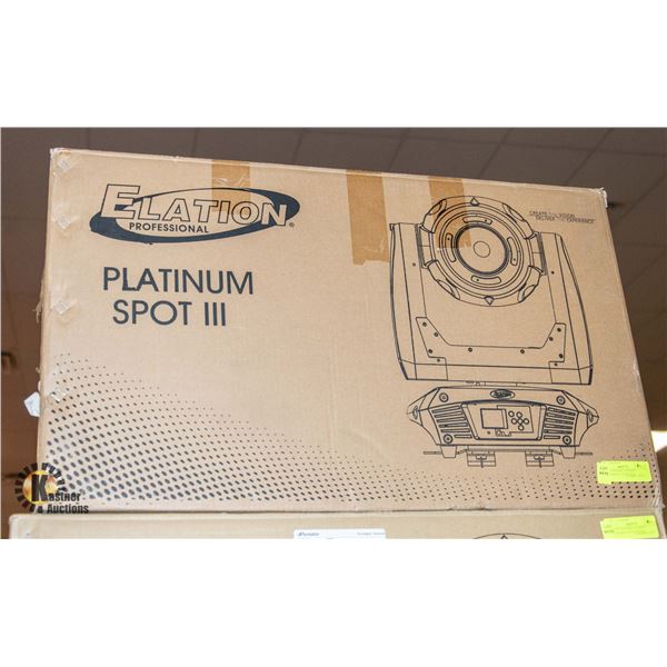 BAILIFF SEIZED: ELATION PROFESSIONAL PLATINUM