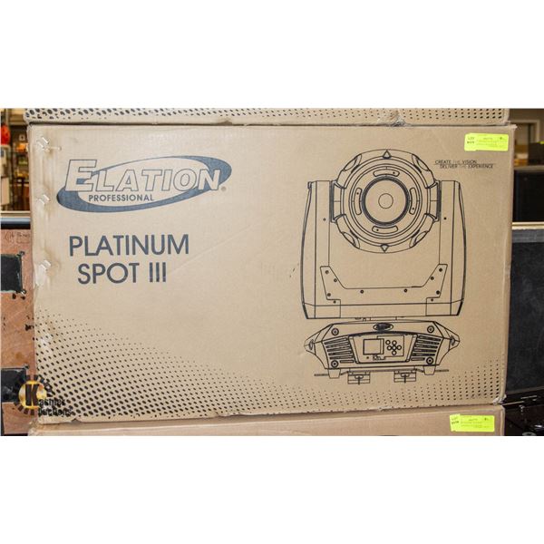 BAILIFF SEIZED: ELATION PROFESSIONAL PLATINUM