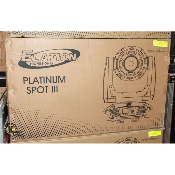 BAILIFF SEIZED: ELATION PROFESSIONAL PLATINUM