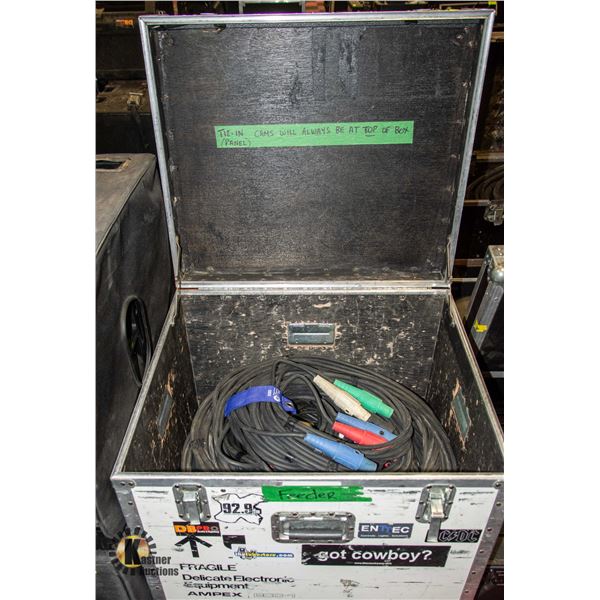 BAILIFF SEIZED: HARDSHELL CASE OF FEEDER CABLE