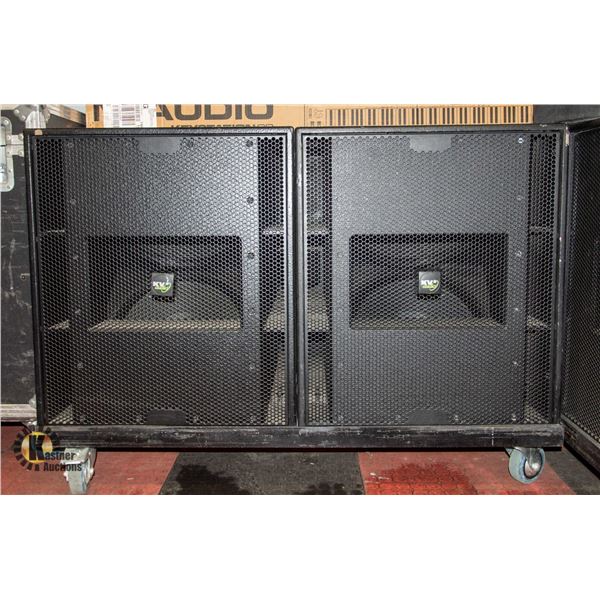 BAILIFF SEIZED: LOT OF 2- KV2 AUDIO BASE MODULES