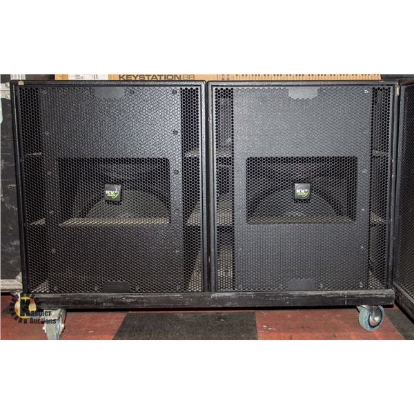 BAILIFF SEIZED: LOT OF 2- KV2 AUDIO BASE MODULES