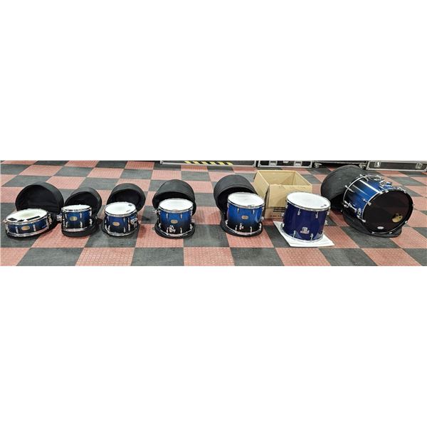 BAILIFF SEIZED: 7PC PEARL MARINE BLUE FADE