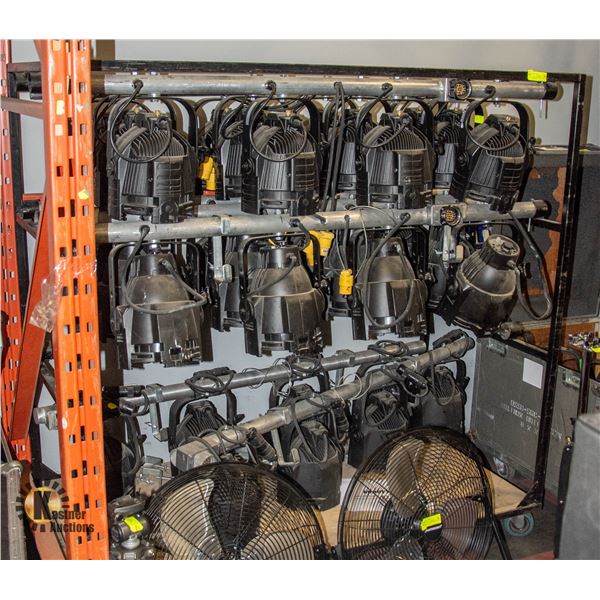 BAILIFF SEIZED: LARGE CART OF 8 PROFESSIONAL