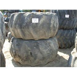 (2) 35.5X32 JD TIRES/WHEELS