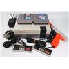 Image 1 : NINTENDO CONSOLE WITH 2 CONTROLLERS, ZAPPER GUN,
